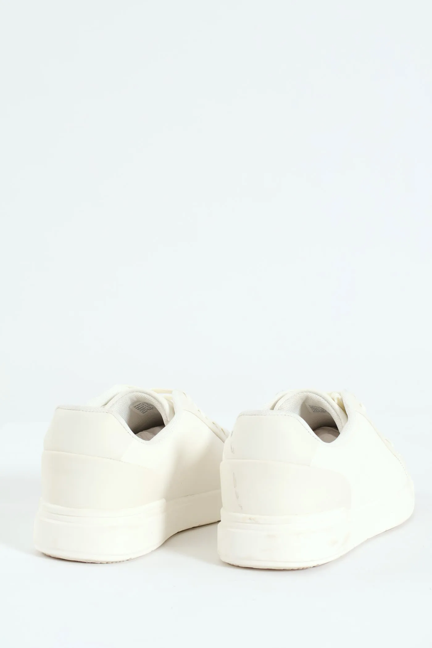 1-Up Plain Lace Up Sneaker - White