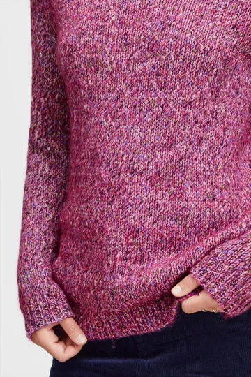 2712- Pink Knit Jumper - Fransa