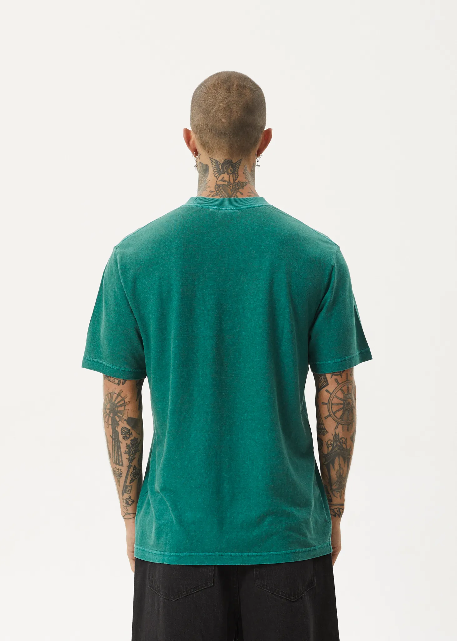 AFENDS Mens Classic - Retro Fit Tee - Washed Pine