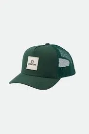 Alpha Block Trucker Hat Spruce