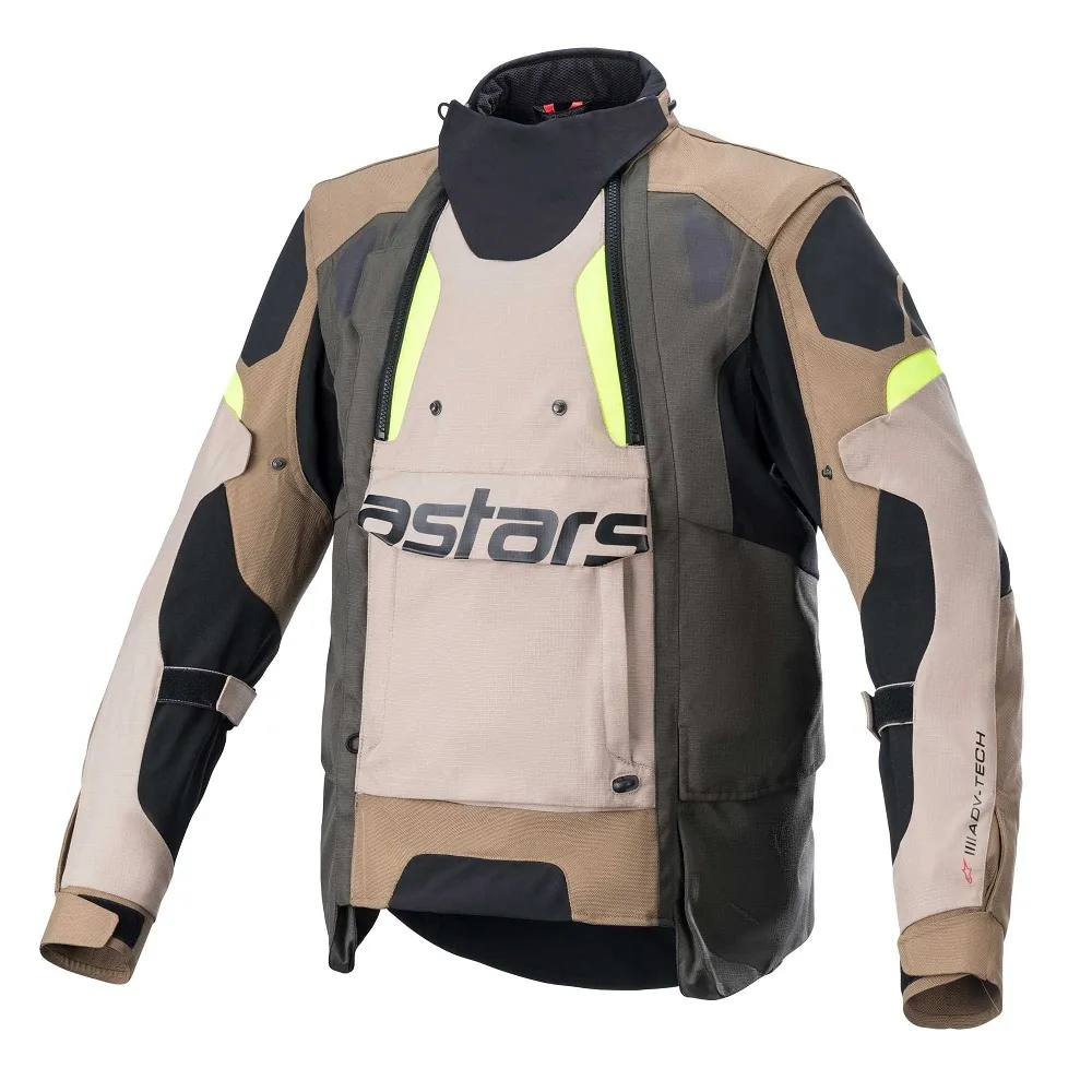 Alpinestars Halo Drystar Jacket - Khaki/Sand/Yellow