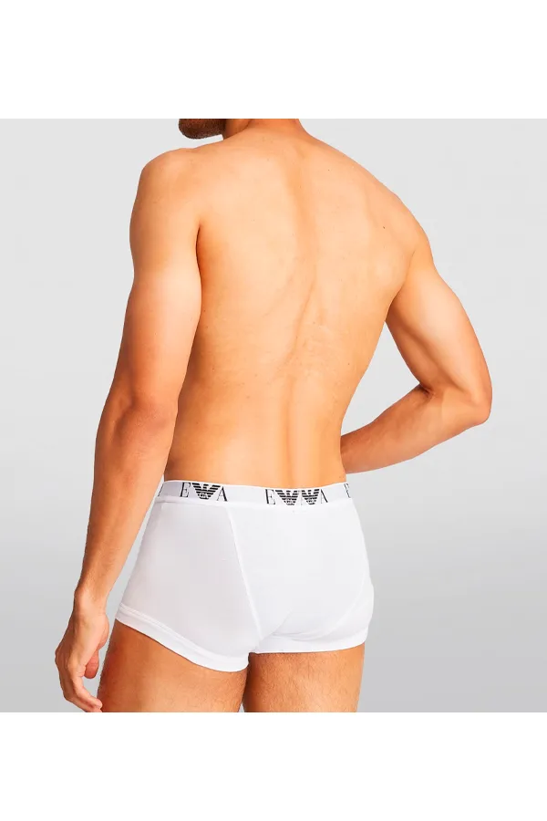 Armani Eagle Trunks 3-Pack White