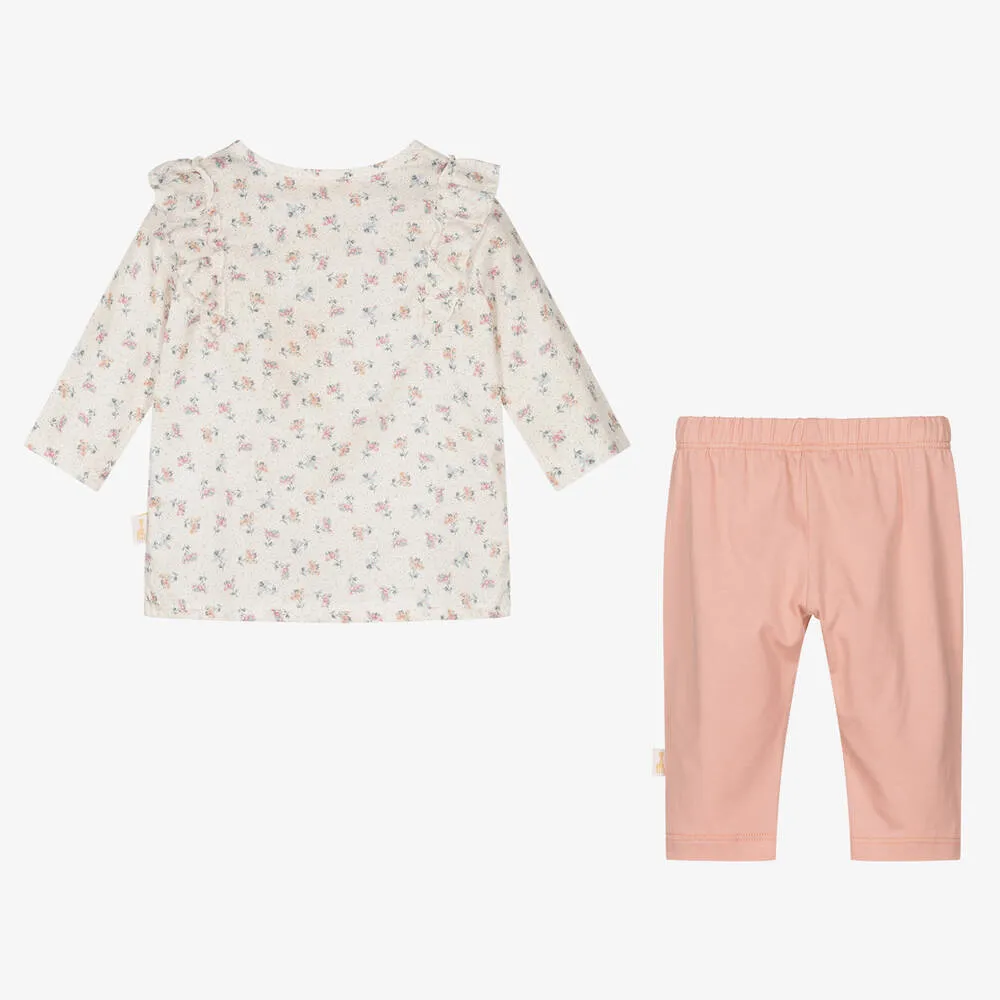 Baby Girls Pink Leggings Set