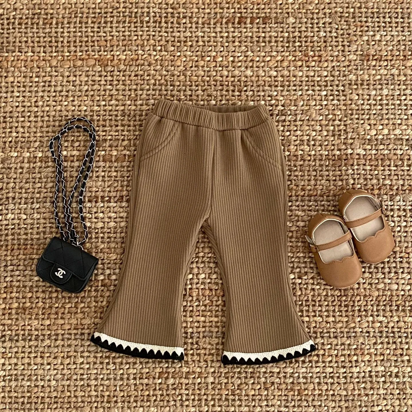 Baby Kid Girls Solid Color Pants Wholesale 231019137