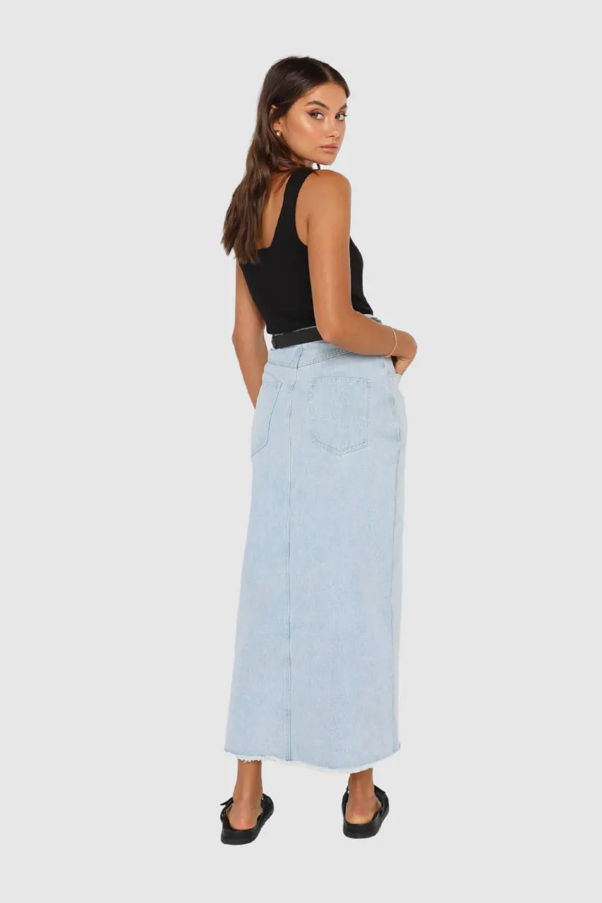 Bailey Maxi Skirt | Denim