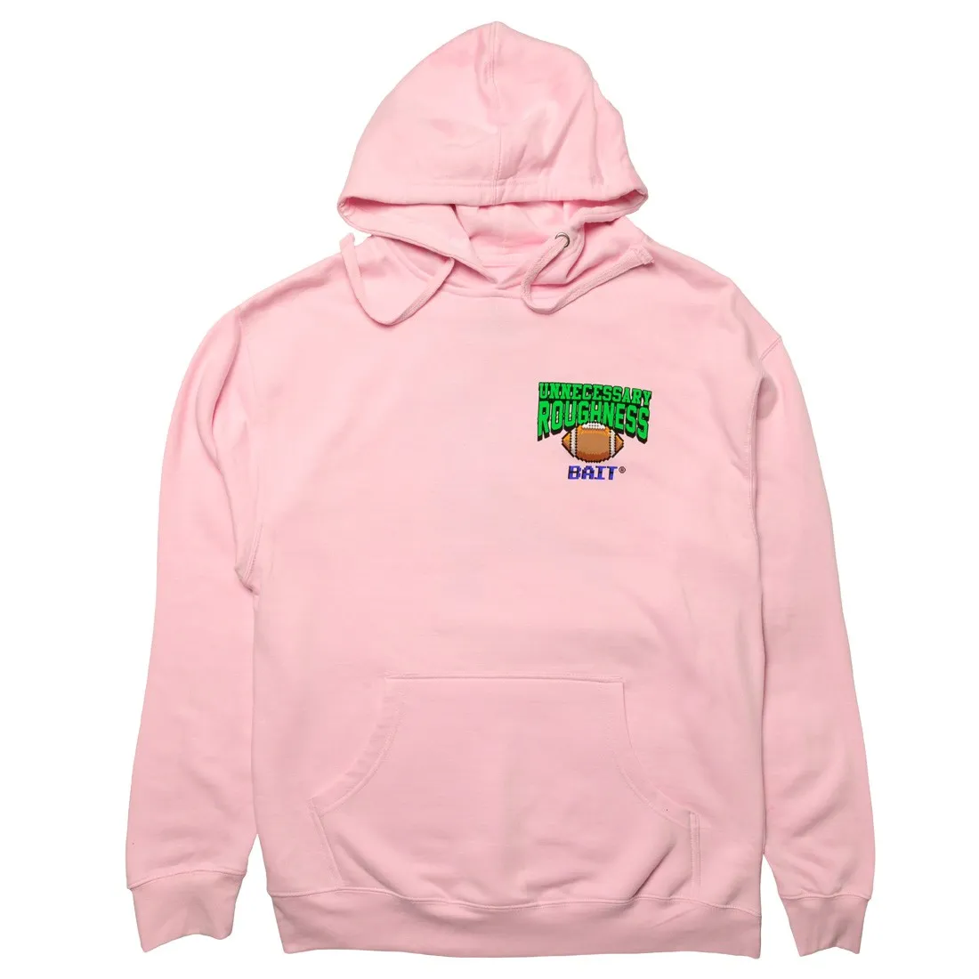 BAIT Men 8 Bit Football Hoody (pink)