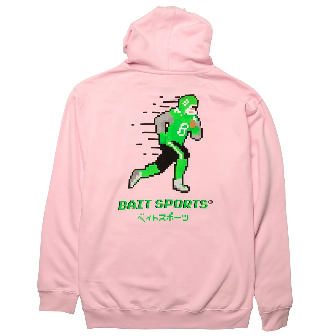 BAIT Men 8 Bit Football Hoody (pink)