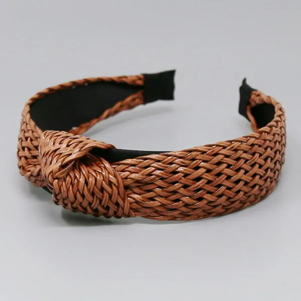 Basket Weave Front Knot Headband