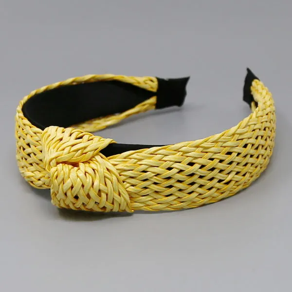 Basket Weave Front Knot Headband