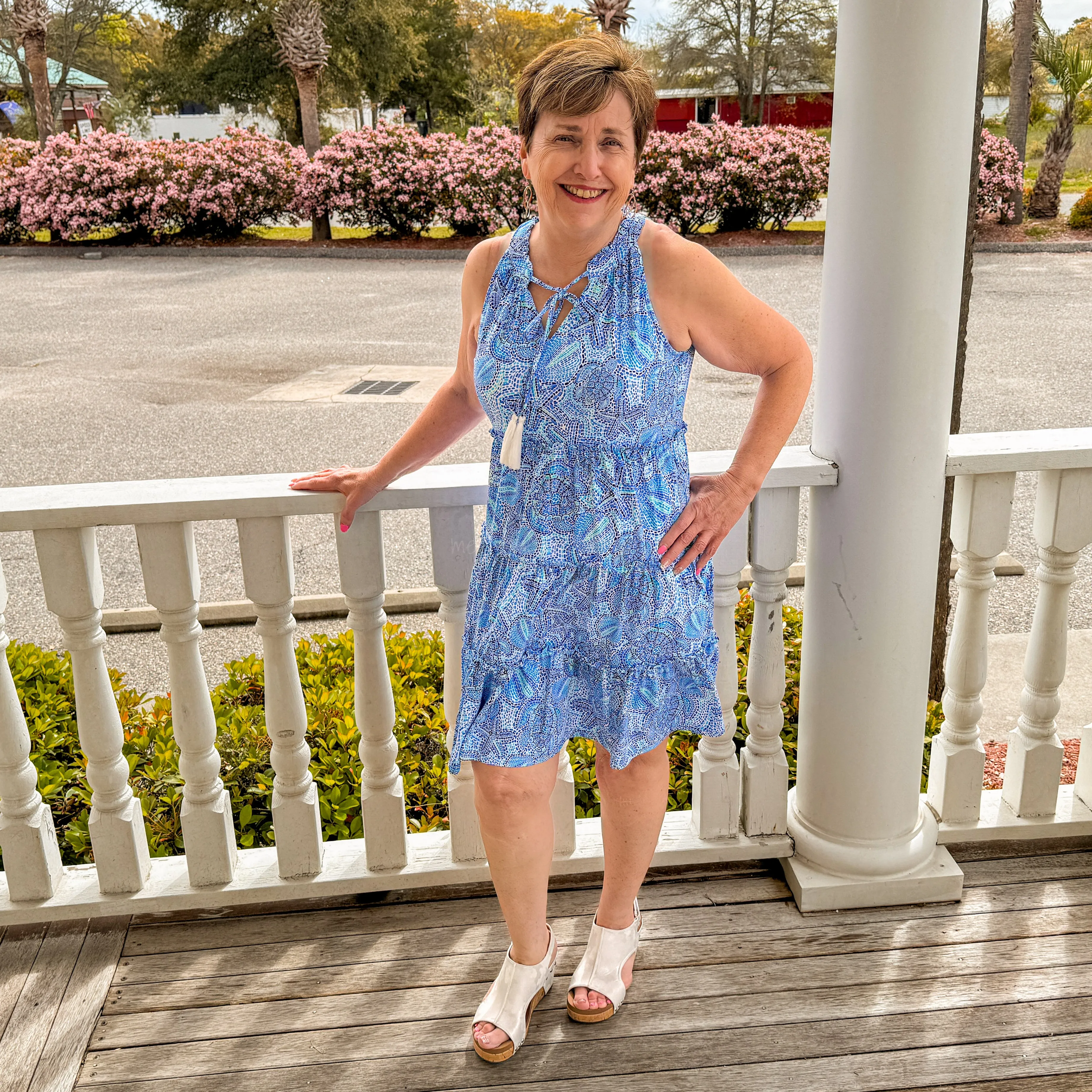 Beachtime Lauren Dress in Turtles