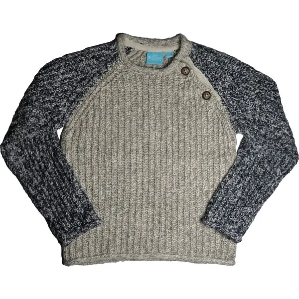 Bear Camp Dave Raglan Sweater Baby Grey