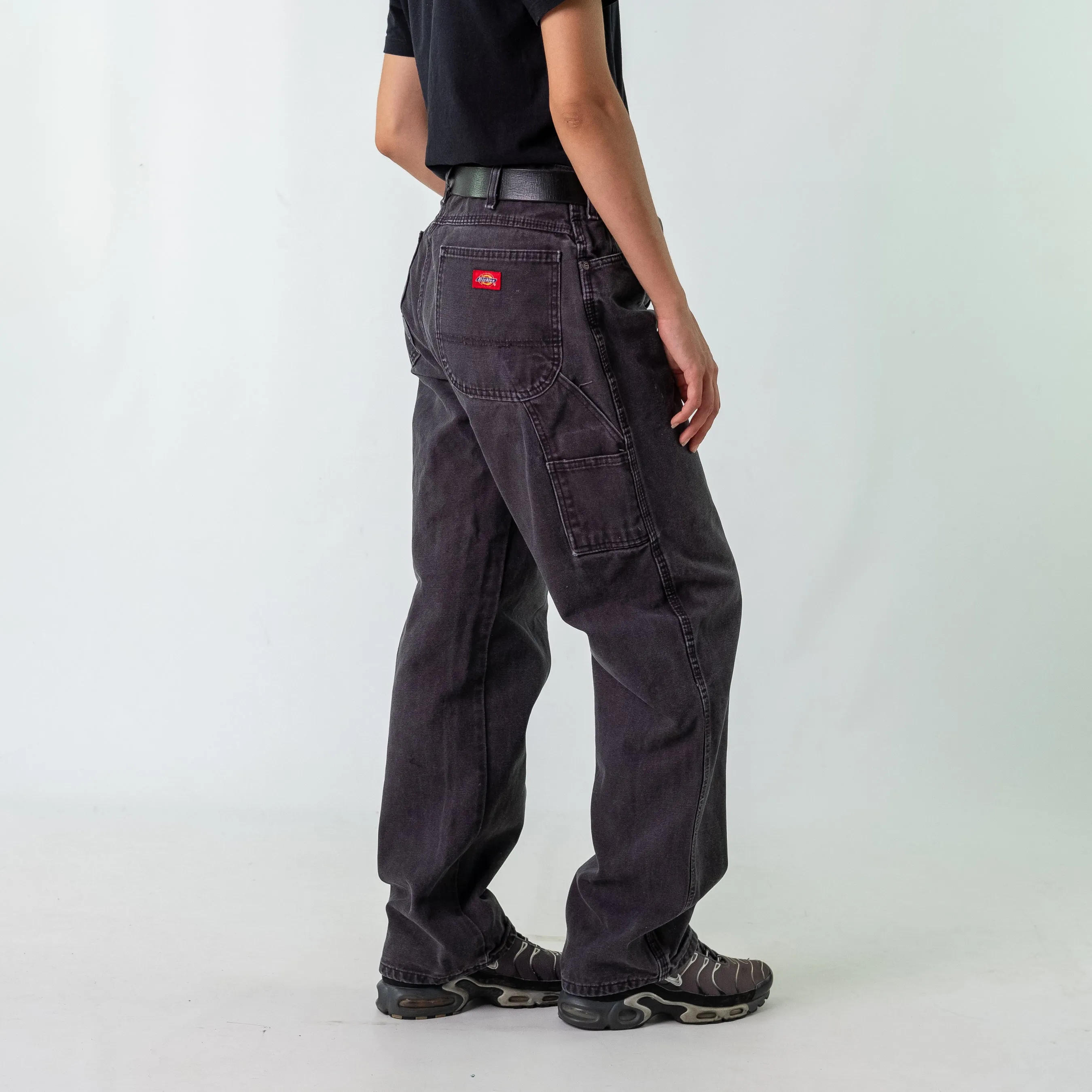 Black 90s Dickies Denim Carpenter Jeans Baggy Pants (34x34)