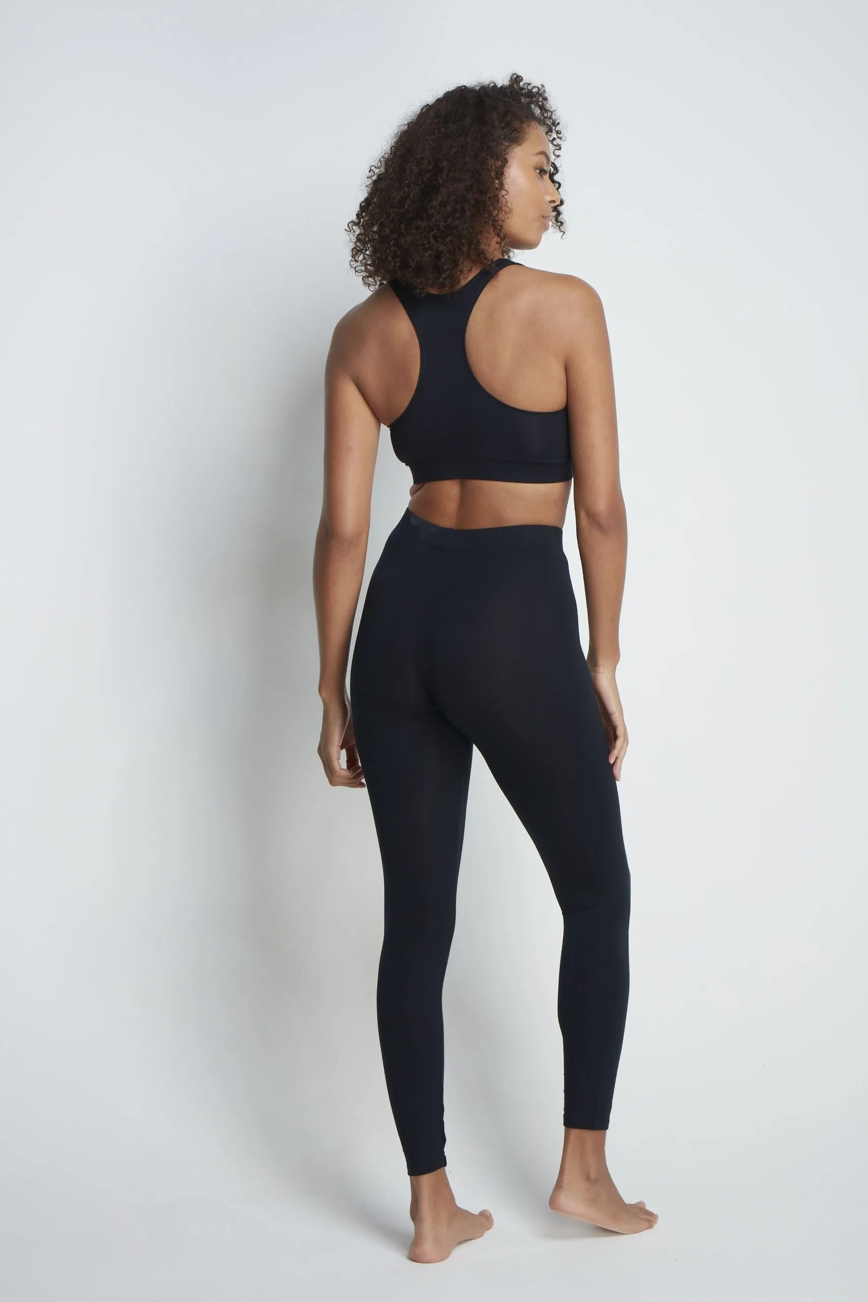 Black Micro Modal Leggings