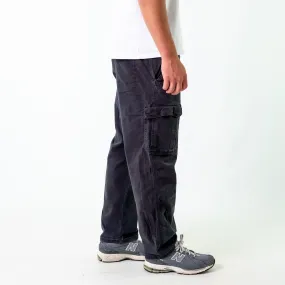 Black y2ks Wrangler Canvas Carpenter Jeans Baggy Pants (36x30)