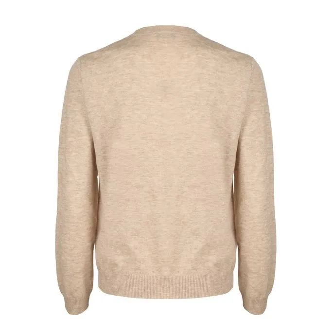 BOBBIO JUMPER IN WOOL AND CACHEMIRE Woman Beige