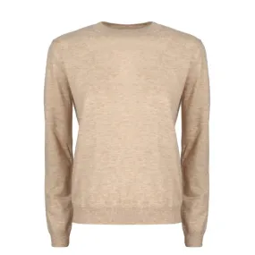 BOBBIO JUMPER IN WOOL AND CACHEMIRE Woman Beige