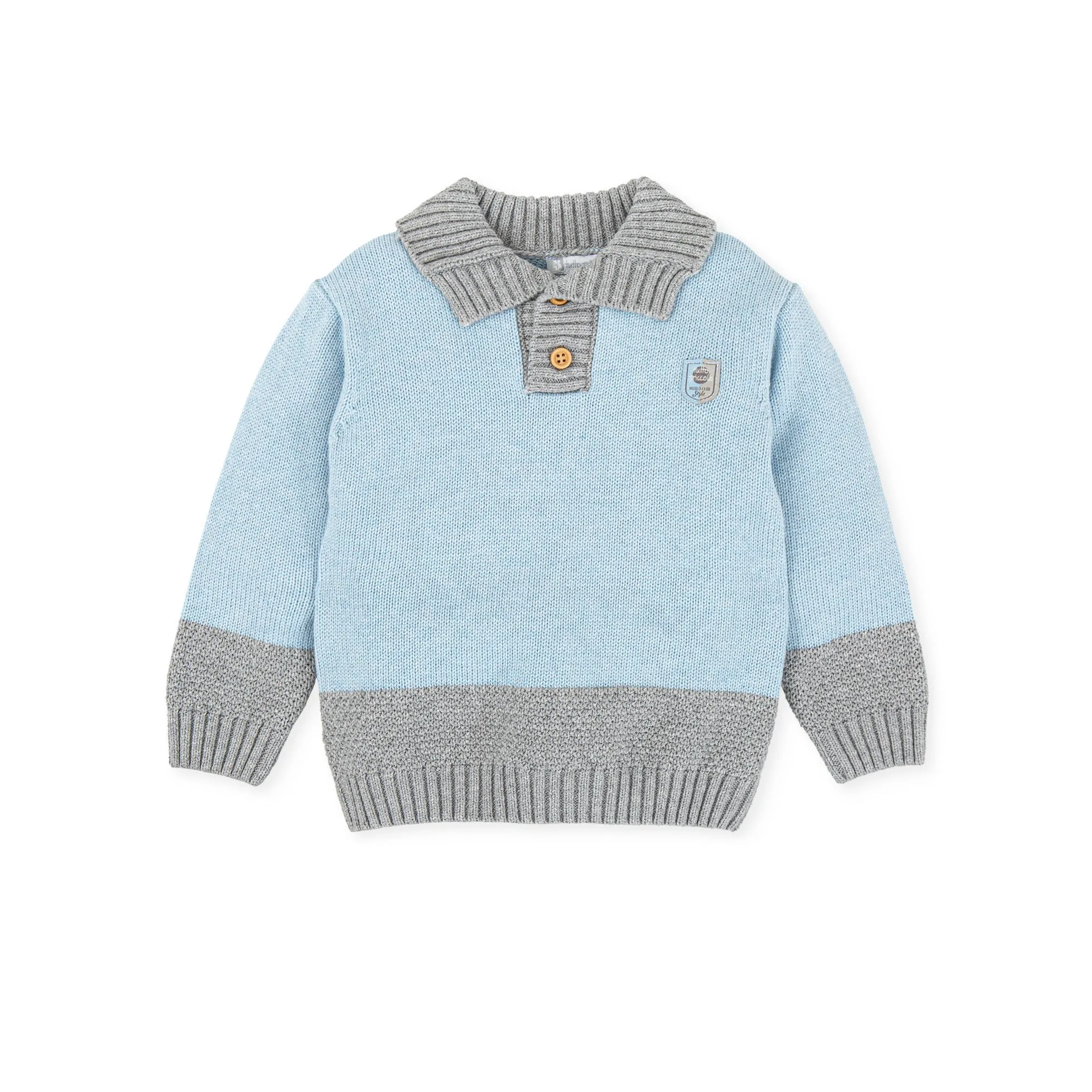 Boy leo Jumper-Porcelain