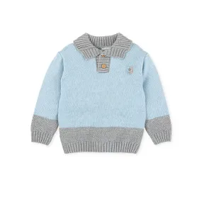 Boy leo Jumper-Porcelain