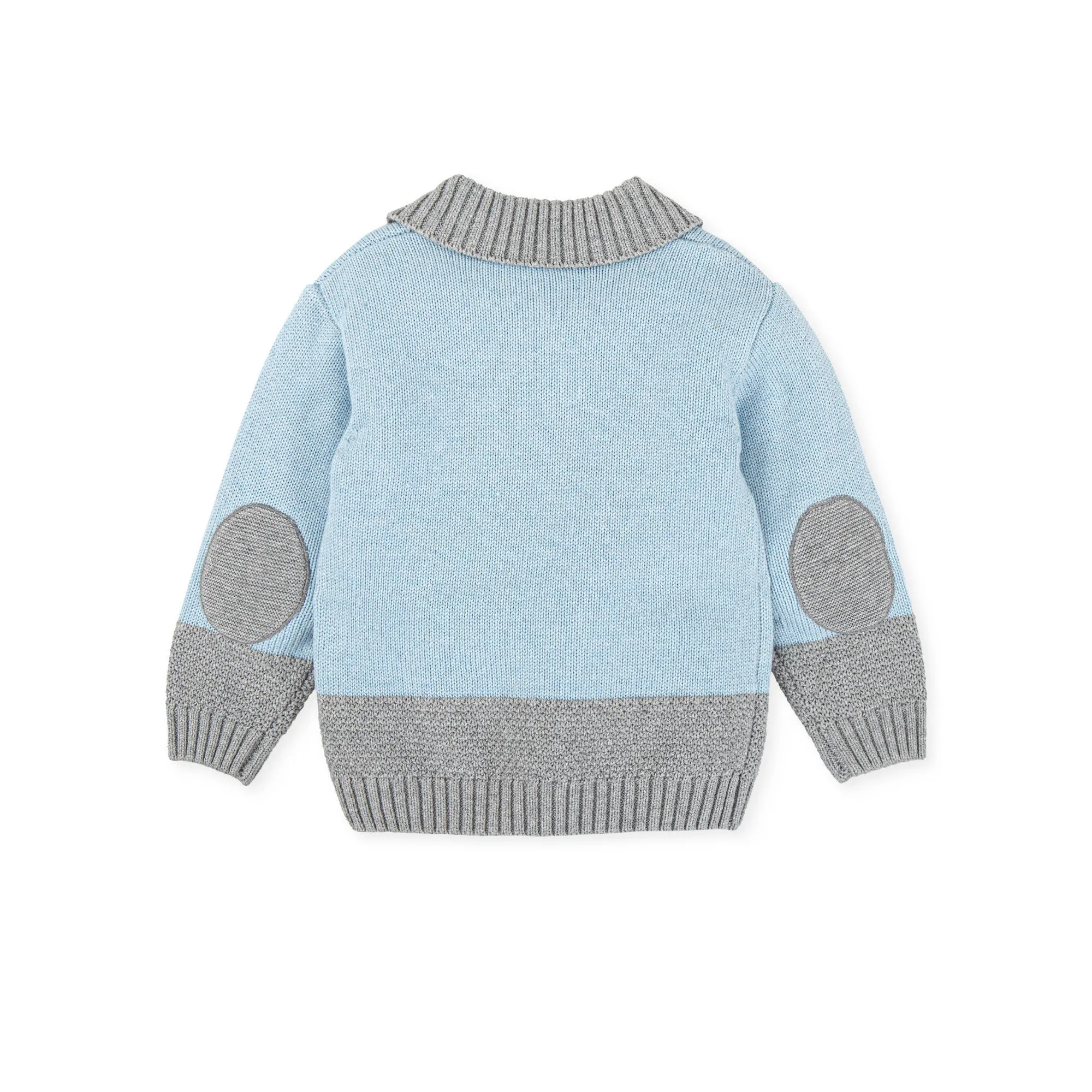 Boy leo Jumper-Porcelain