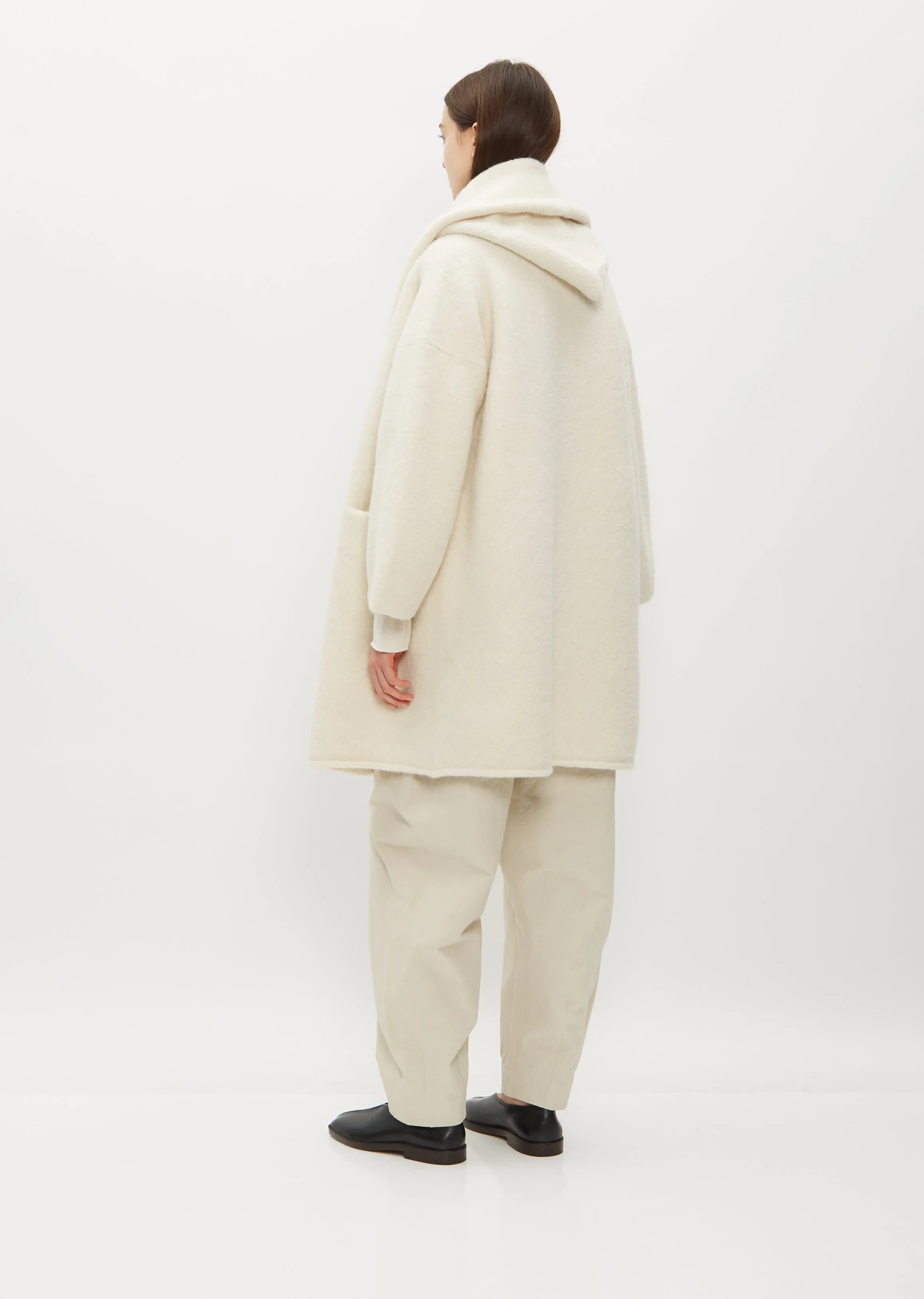 Capote Coat - Raw White