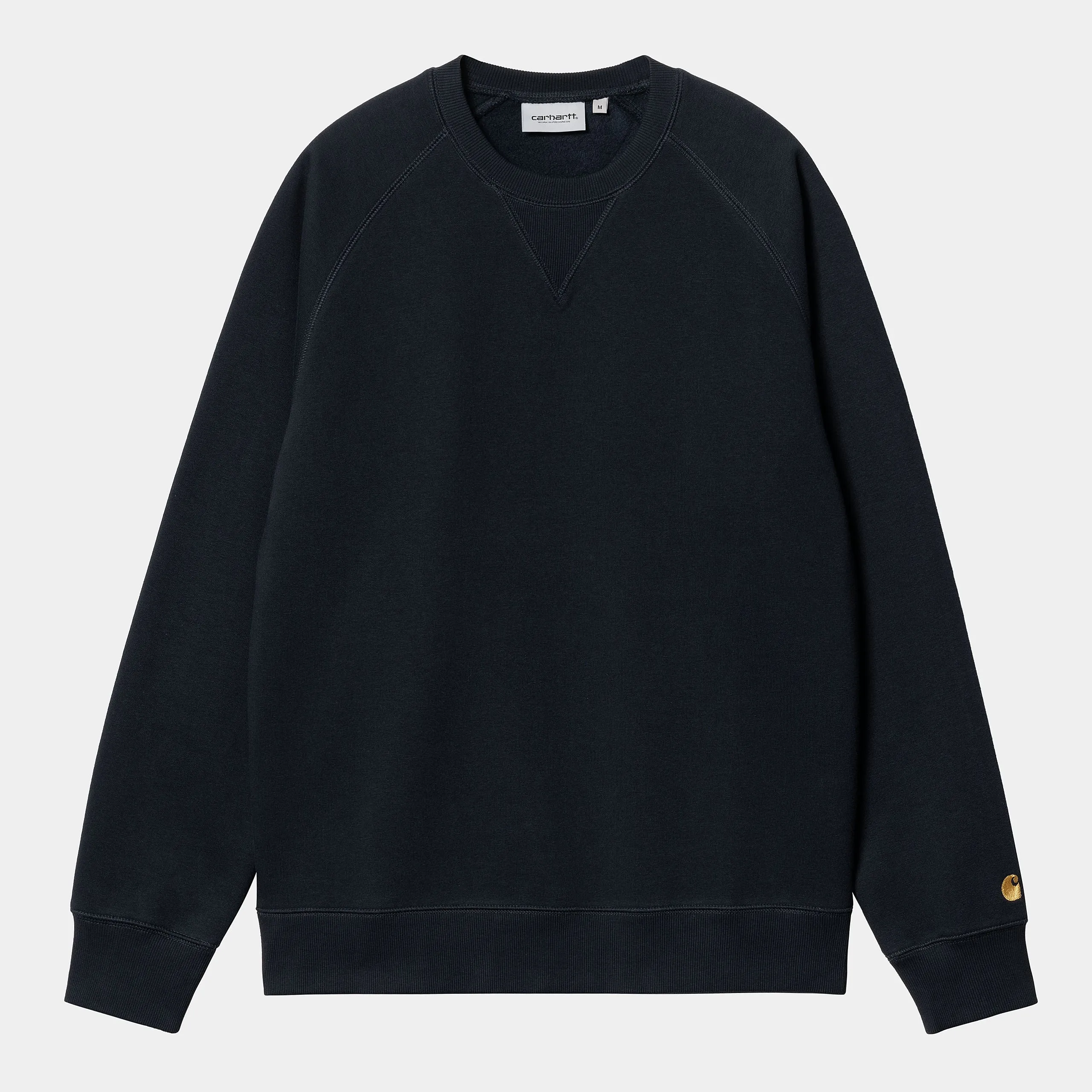 Carhartt Chase Sweater - Dark Navy/Gold