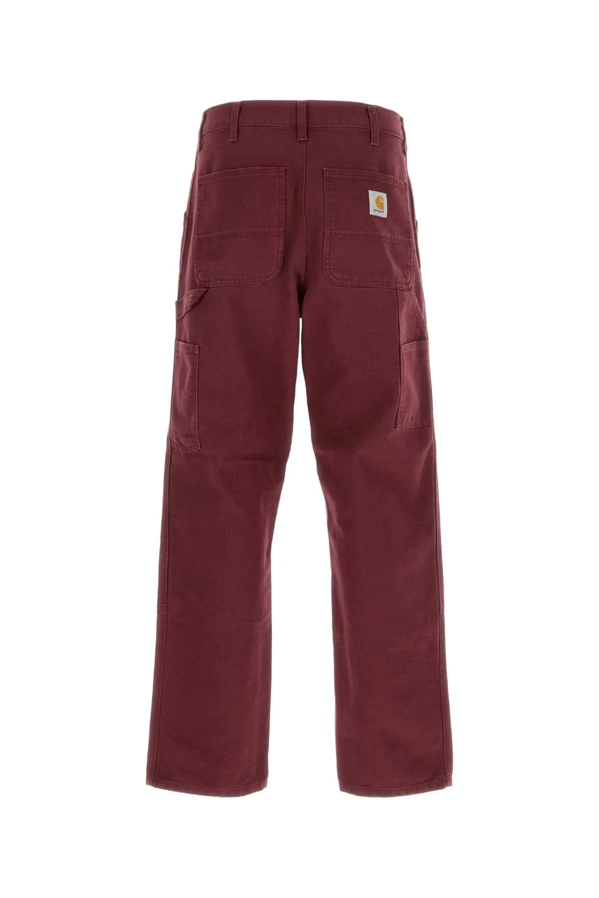 Carhartt Wip Burgundy Denim Double Knee Pant