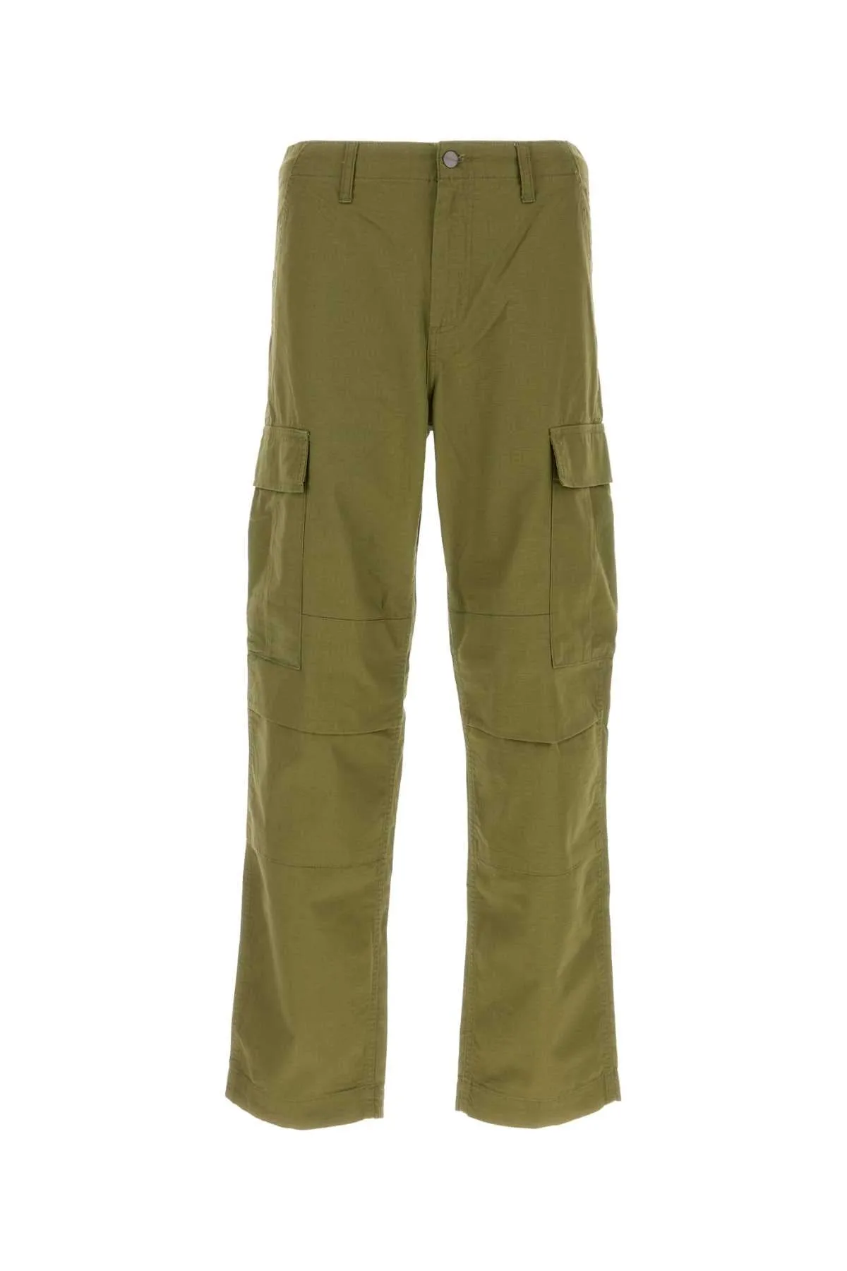 Carhartt Wip Olive Green Cotton Regular Cargo Pant