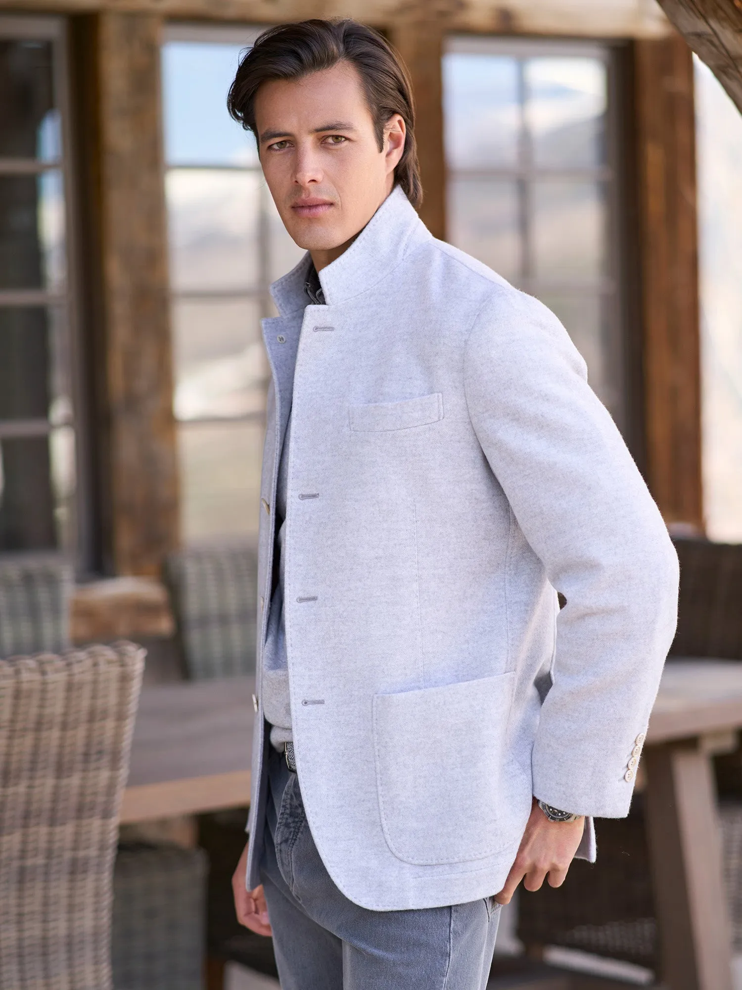 Cashmere Jersey Jacket