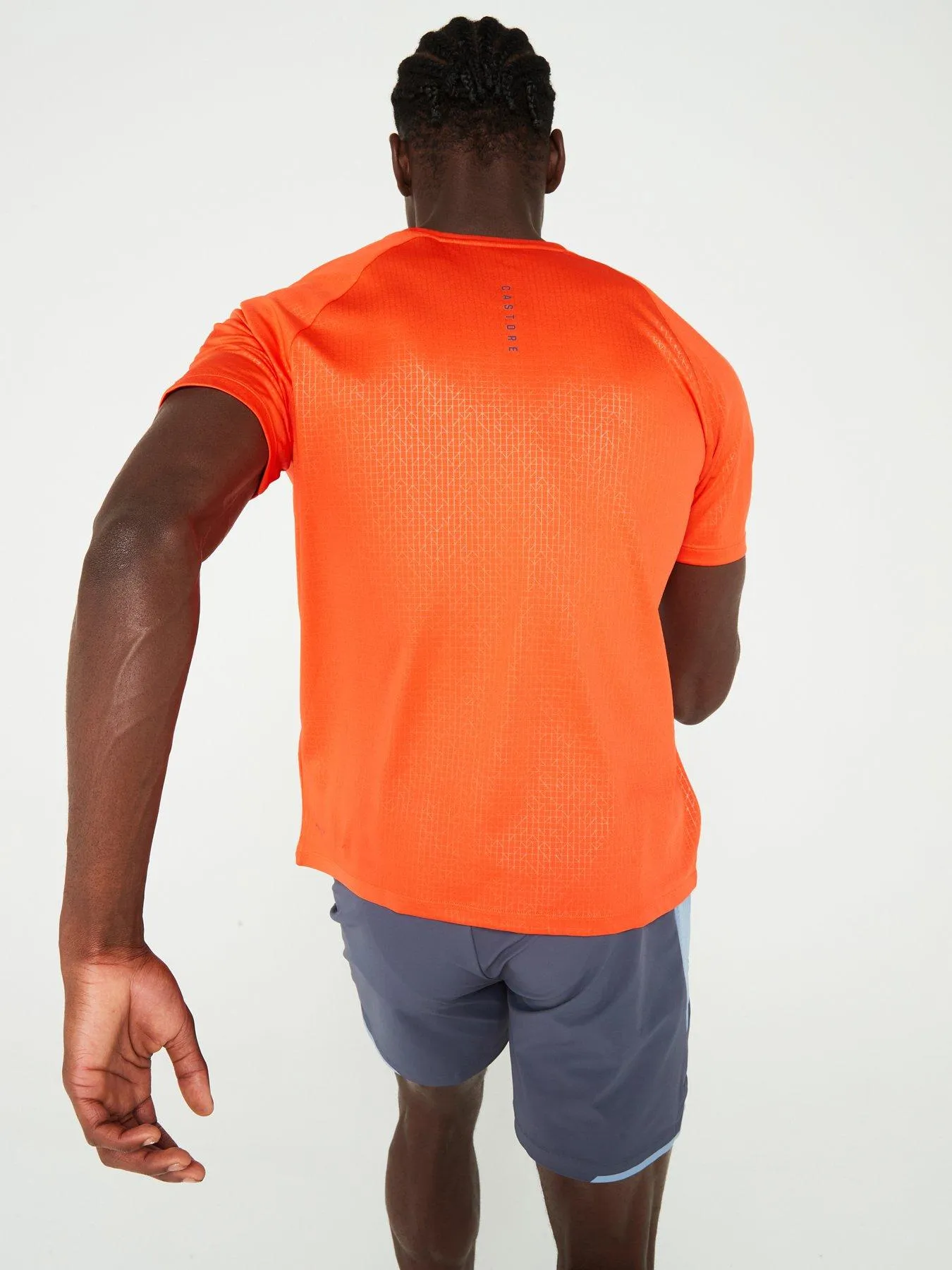 Castore Mens Training Printed Tee - Orange