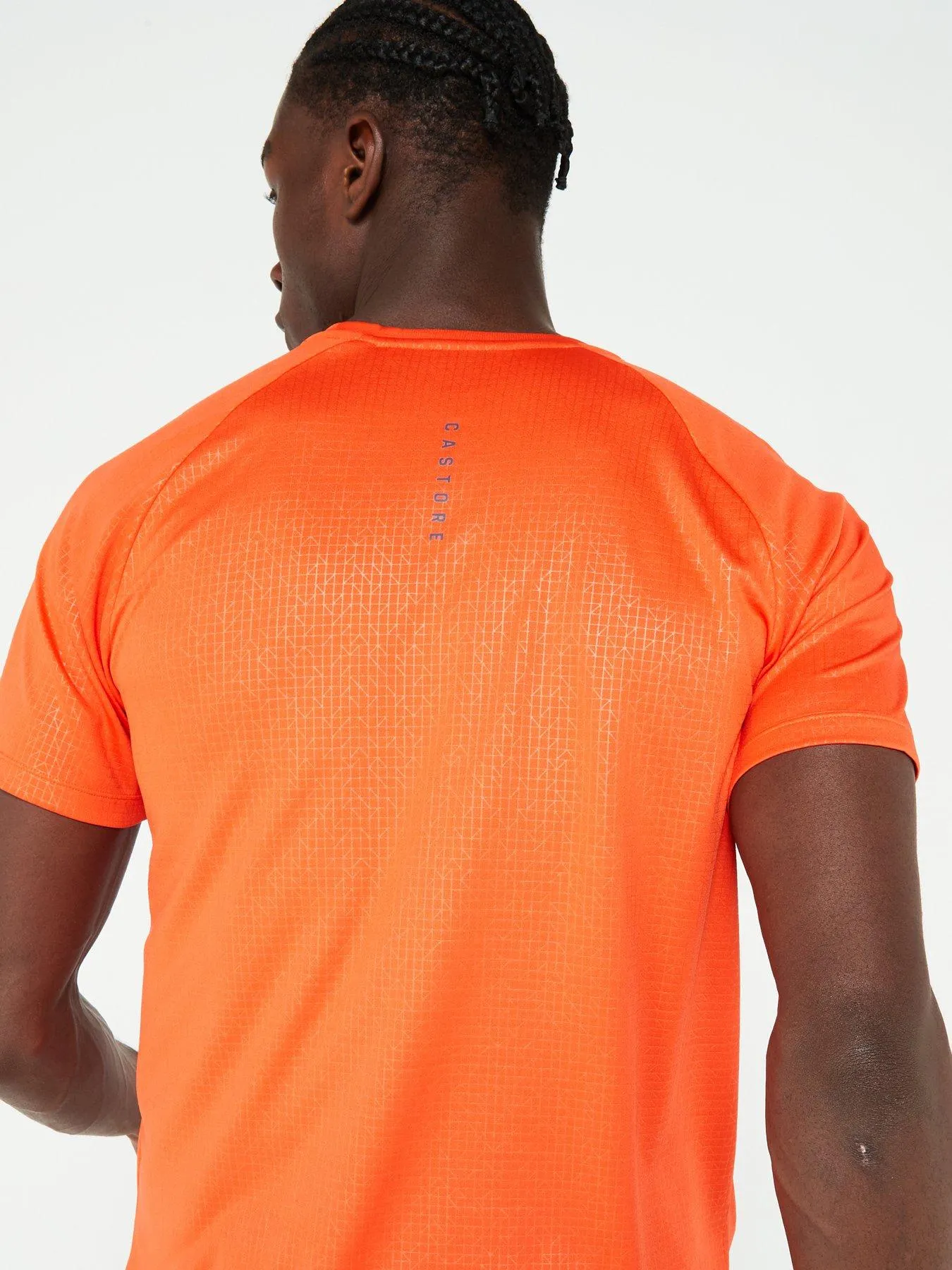 Castore Mens Training Printed Tee - Orange