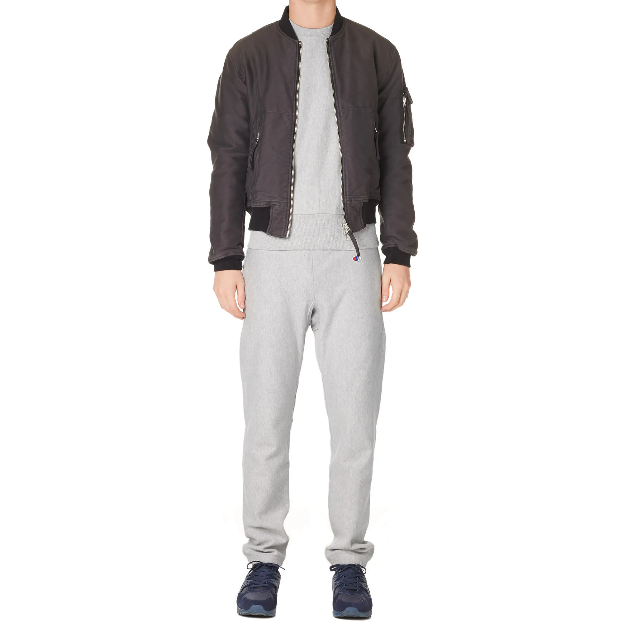 Champion Reverse Weave Classic Crew SweatGrey Marl