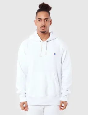 Champion Reverse Weave Hooded Sweat - White