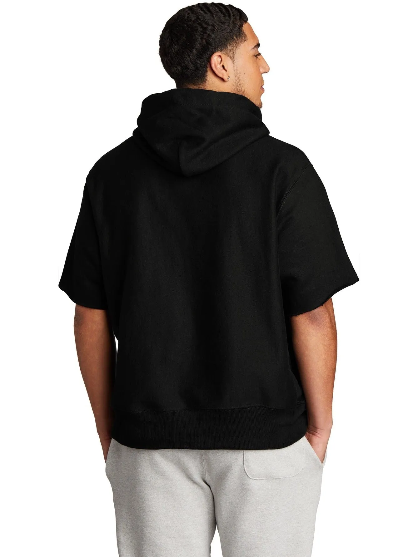 Champion  Reverse Weave  Short Sleeve Hooded Sweatshirt