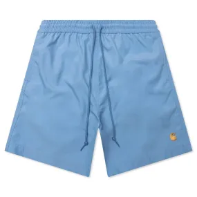 Chase Swim Trunks - Piscene/Gold