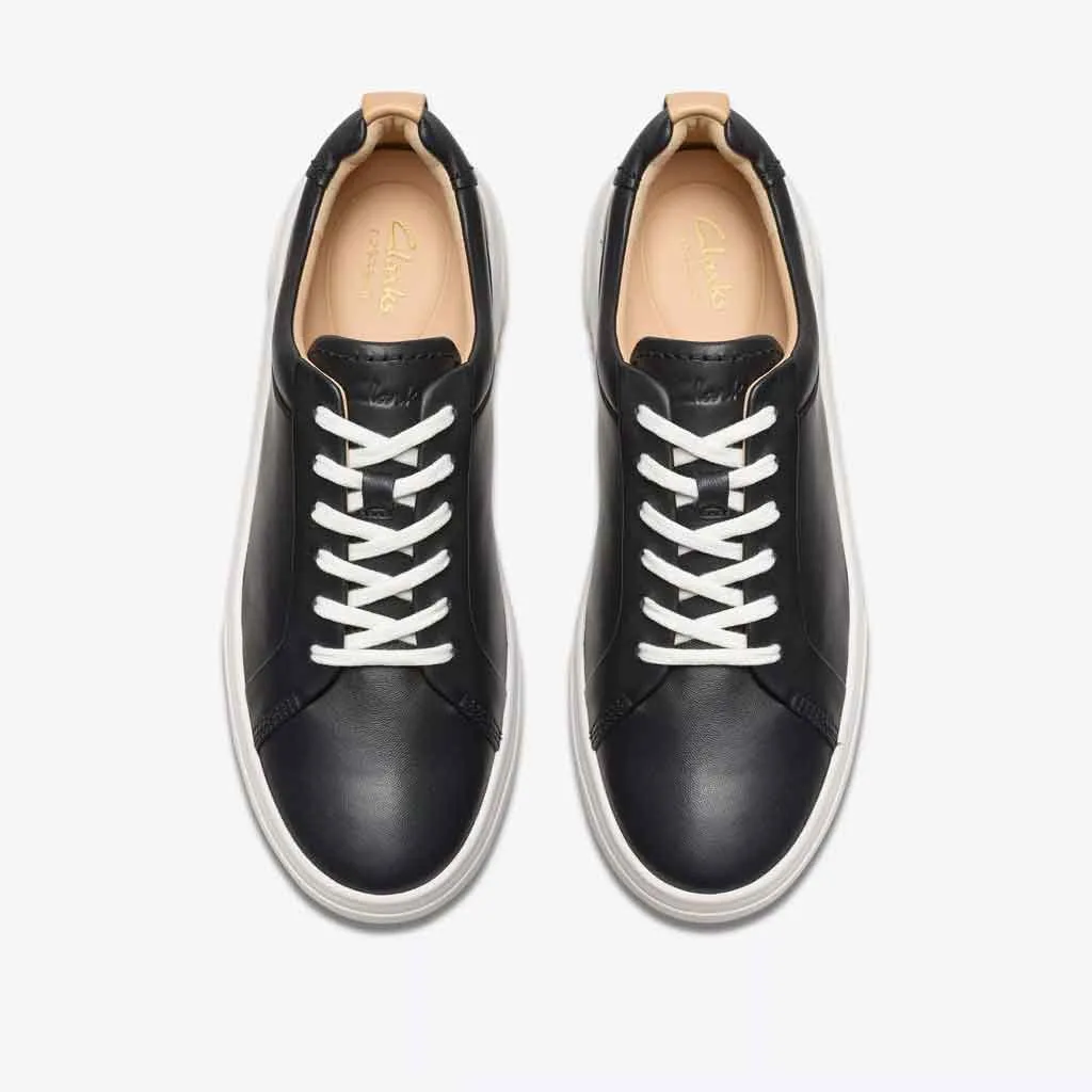 Clarks Hollyhock Walk Sneaker- Black