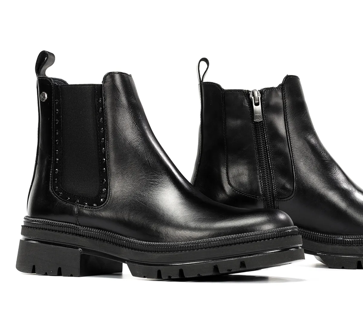 COSMO D9391 Black Ankle Boot