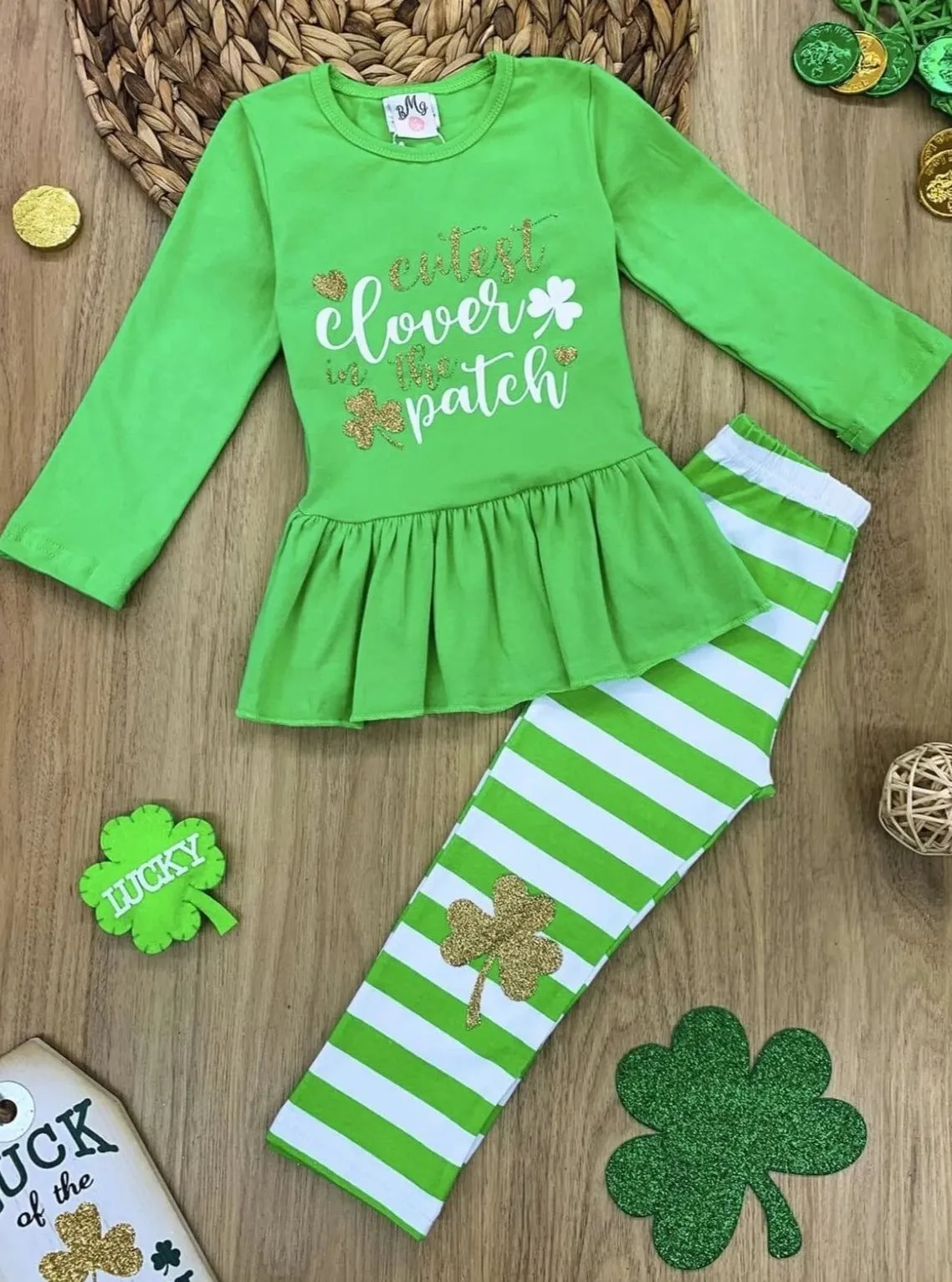 Cutest Clover In The Patch Legging Set