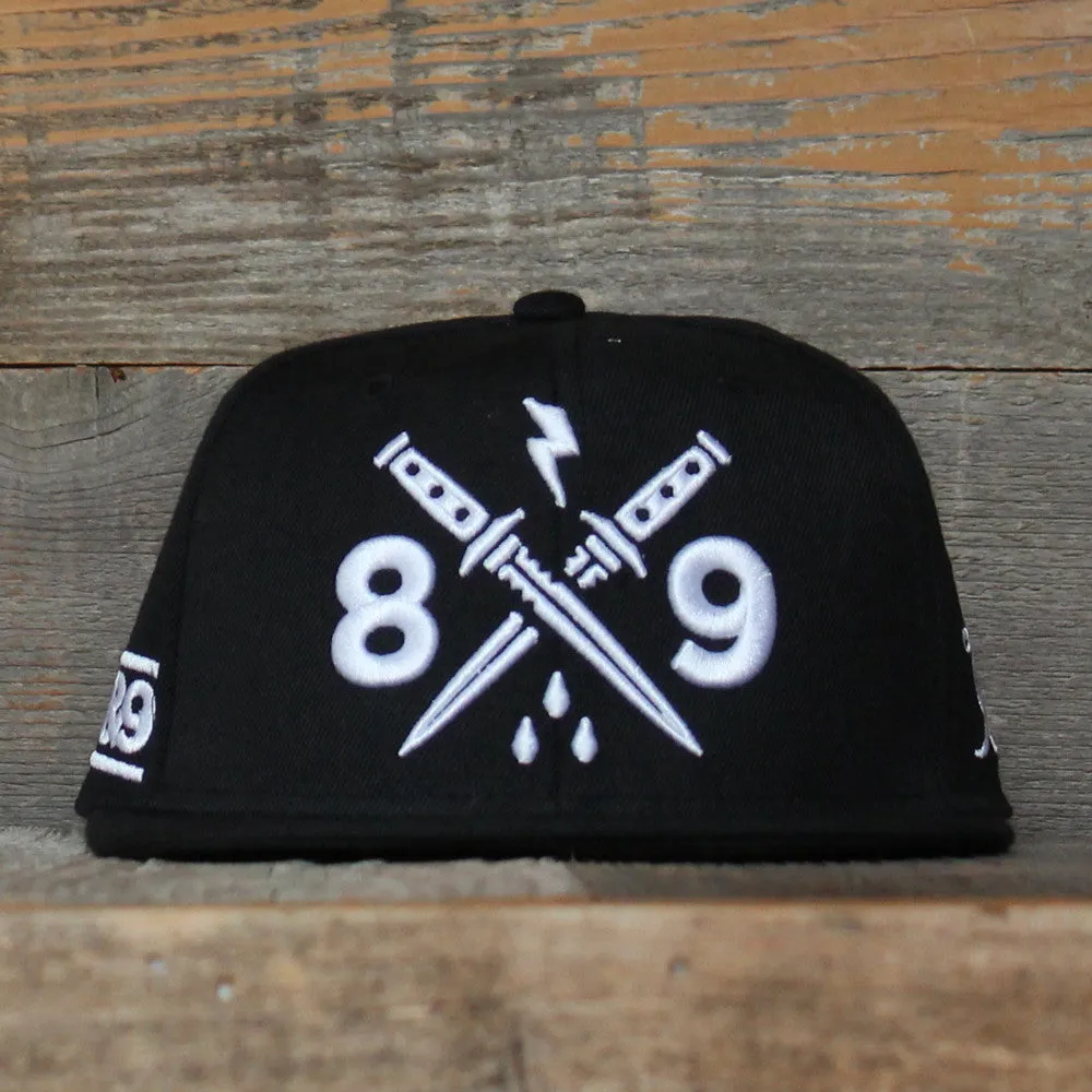 Daggers Snapback Baseball Hat Black