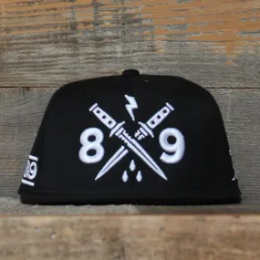 Daggers Snapback Baseball Hat Black