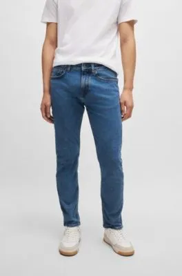 Delaware Slim-fit jeans in blue stretch denim