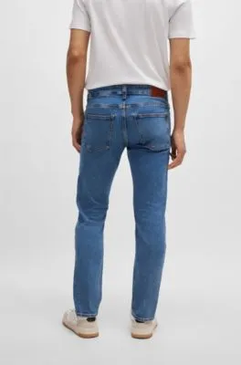 Delaware Slim-fit jeans in blue stretch denim