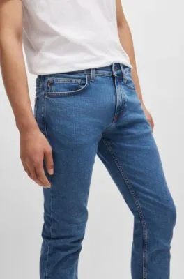 Delaware Slim-fit jeans in blue stretch denim