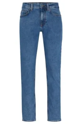 Delaware Slim-fit jeans in blue stretch denim