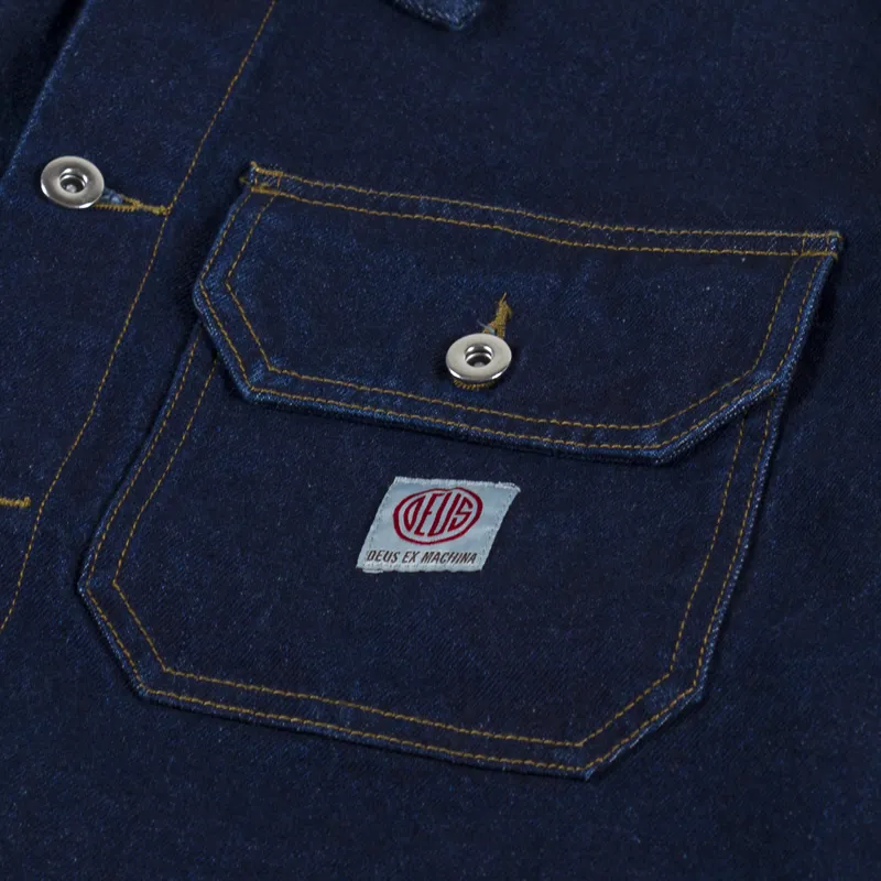 Deus Ex Machina Kanan Work Jacket Dry Indigo