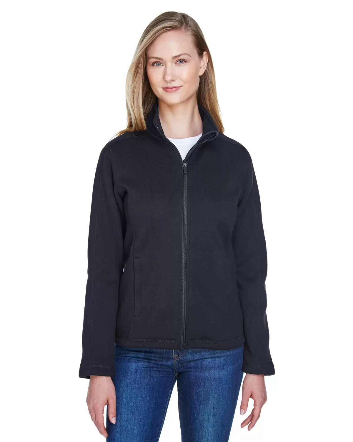 DG793W Devon & Jones Ladies' Bristol Full-Zip Sweater Fleece Jacket SKU: DG793W