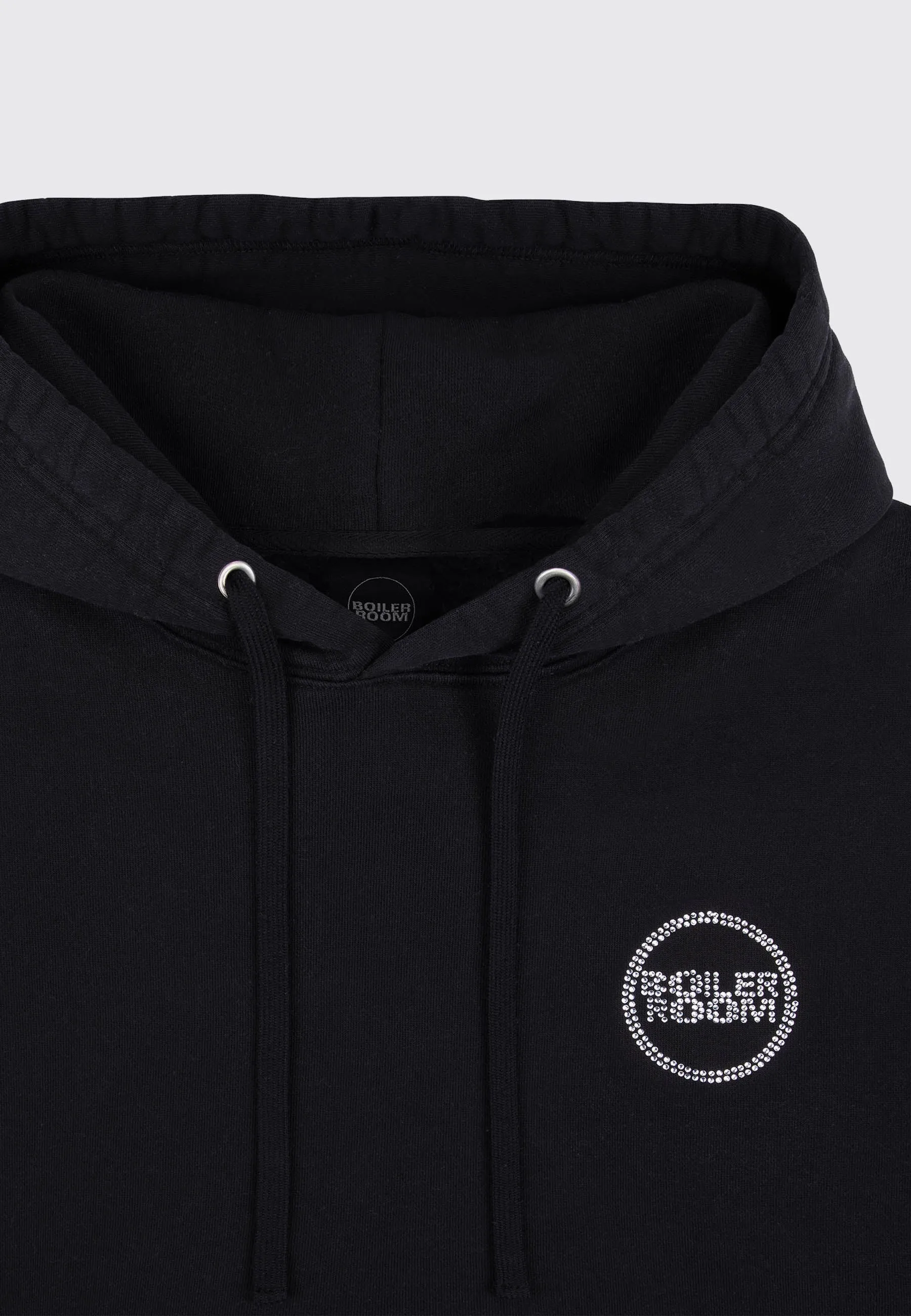 Diamante Logo Hood - Black