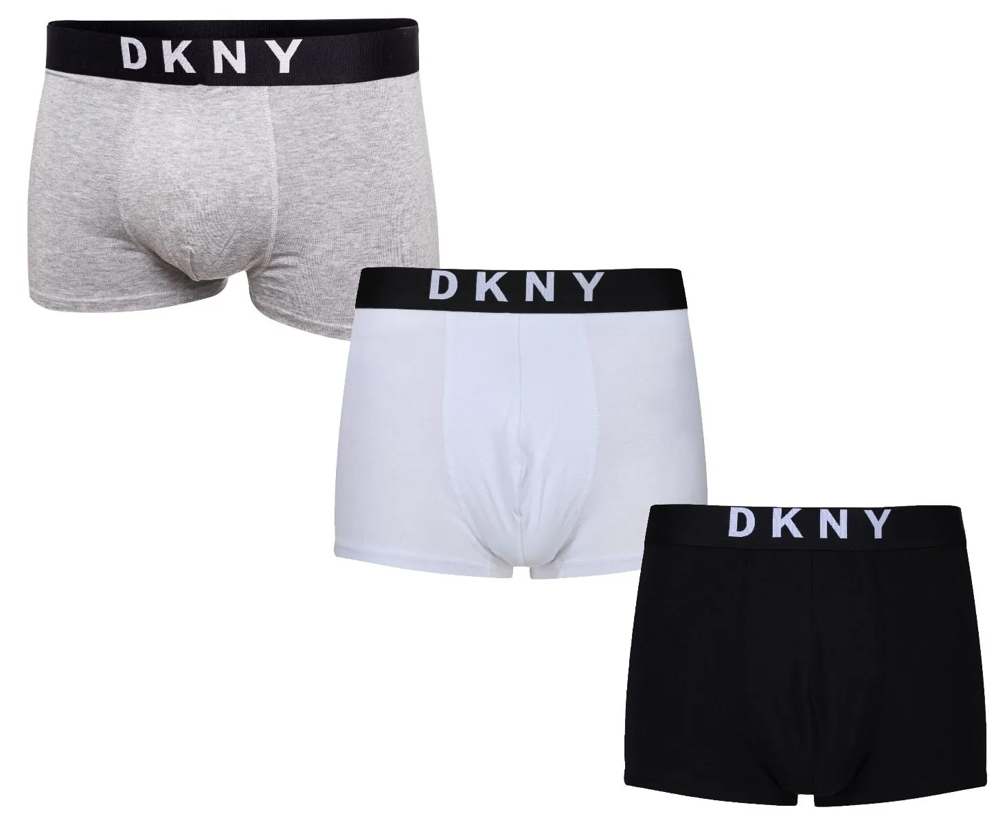 DKNY New York 3 PACK Trunks Black/White/Grey