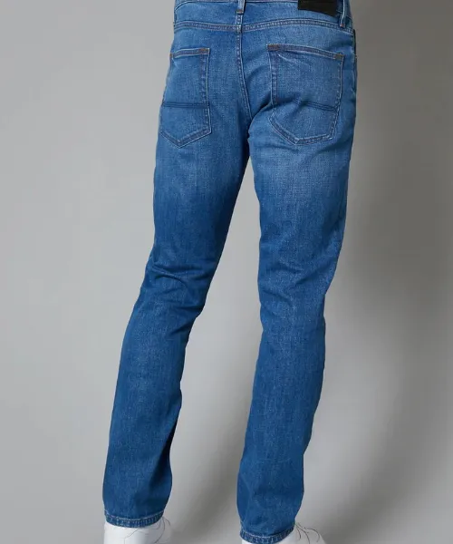 DML Alaska Straight Fit Jeans Mid Wash - Bennevis Clothing