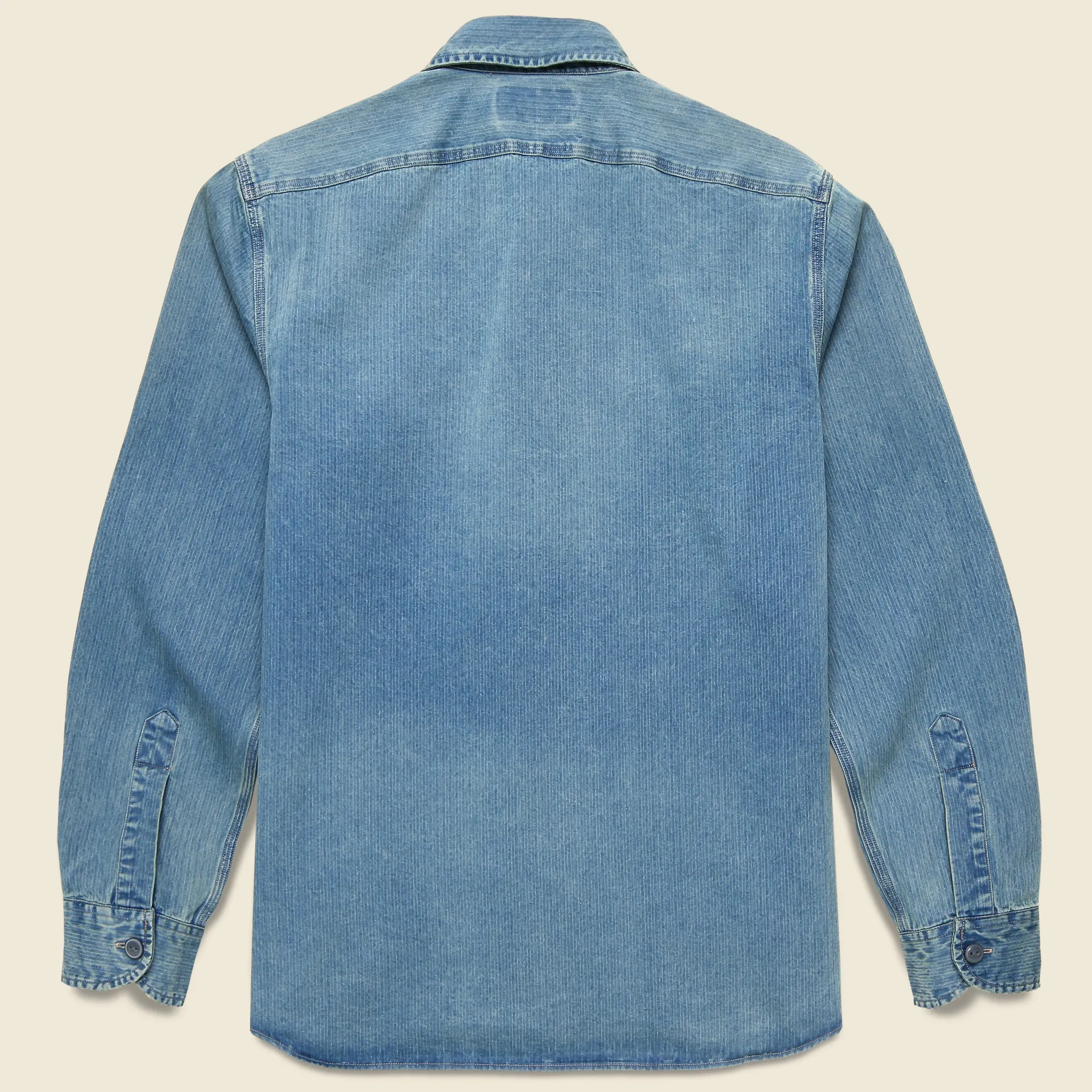 Dockman Workshirt - Faded Indigo