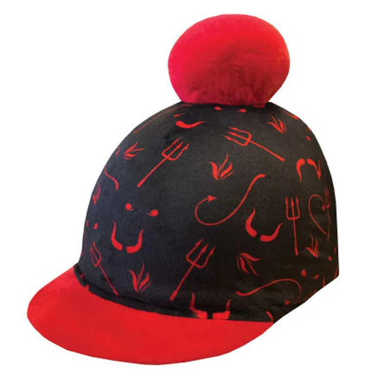 Equetech Devlish Hat Silk - Black/Red